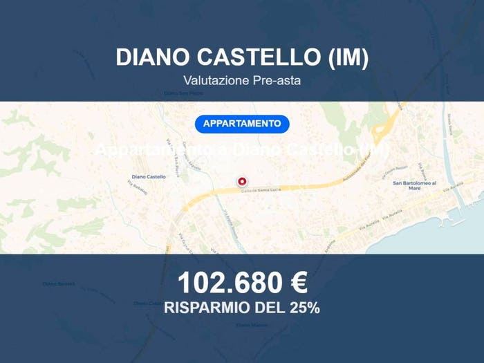 Appartamento bilocale in vendita in via case Sparse, Diano Castello