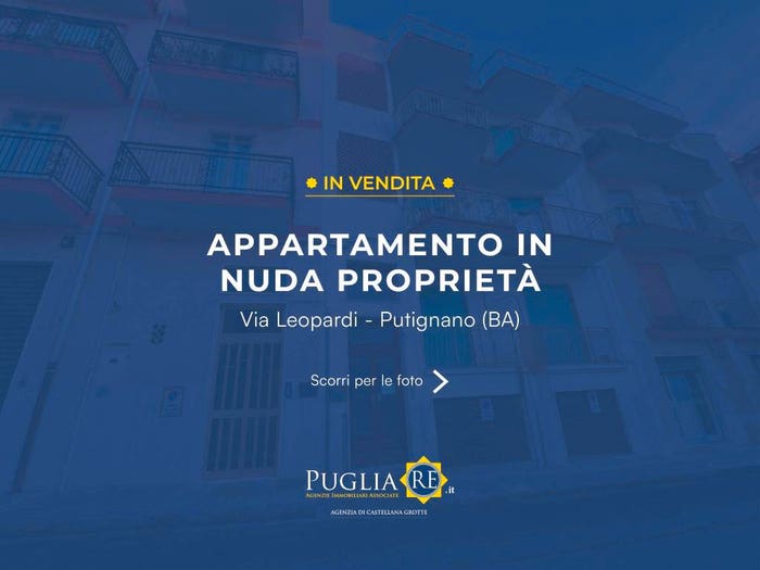 Appartamento quadrilocale in vendita in Via Giacomo Leopardi, Putignano