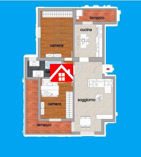 Appartamento quadrilocale in vendita in Centro, Vaiano