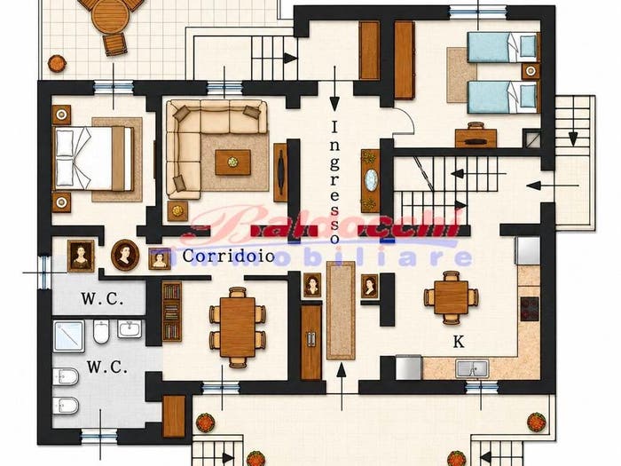 Casa con 6 locali in vendita in Paleotta, Fano