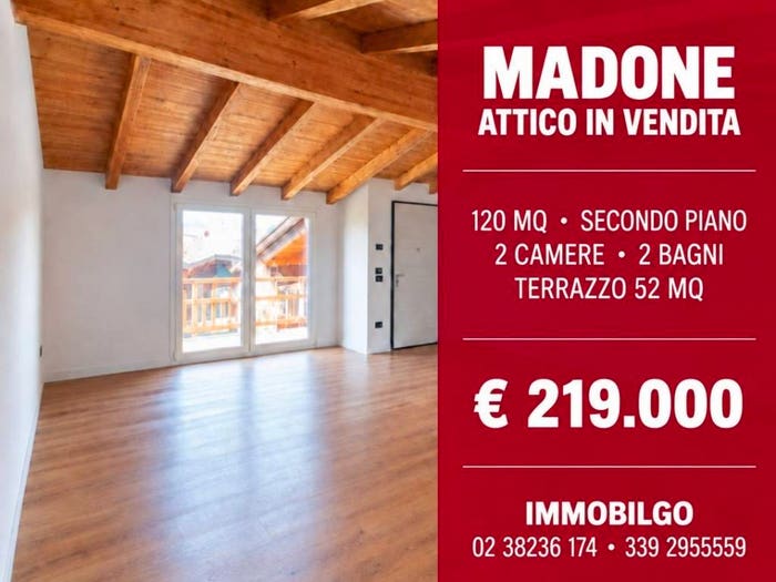 Casa trilocale in vendita in Via Vittorio Veneto, Madone