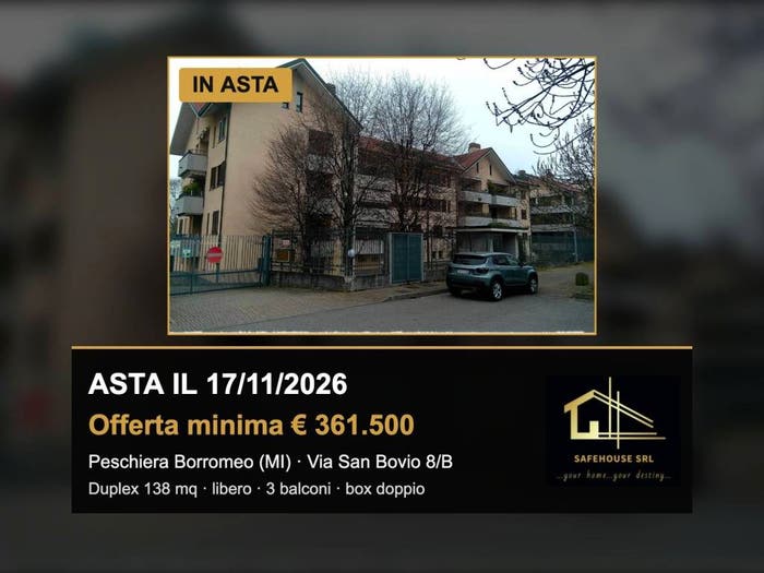 Appartamento quadrilocale in vendita in Via San Bovio, San Bovio San Felice, Peschiera Borromeo