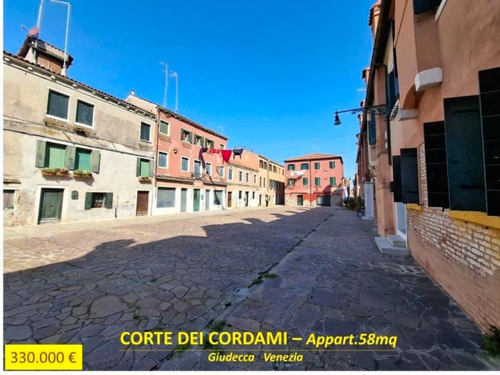 Appartamento trilocale in vendita in Corte dei Cordami, Redentore Palanca, Venezia