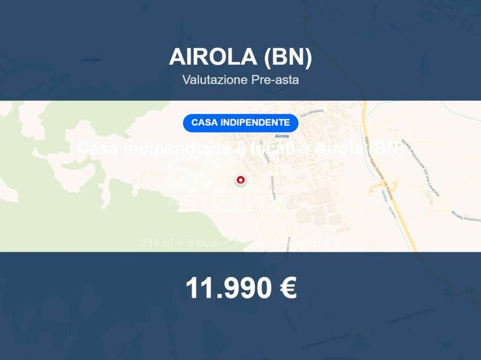 Casa con 6 locali in vendita in via Condotto, Airola
