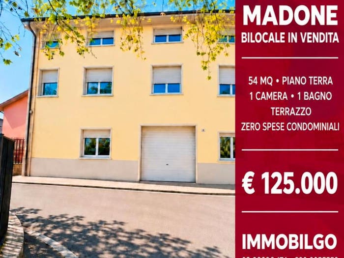 Appartamento bilocale in vendita in Via Alessandro Manzoni, Madone