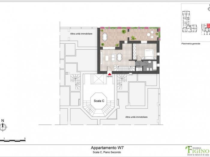 Appartamento trilocale in vendita in Via Ponte del Giuscano, Figino, Milano