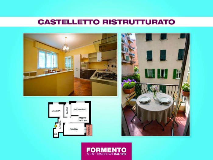 Appartamento con 5 locali in vendita in Salita Inferiore di San Barnaba, Castelletto, Genova