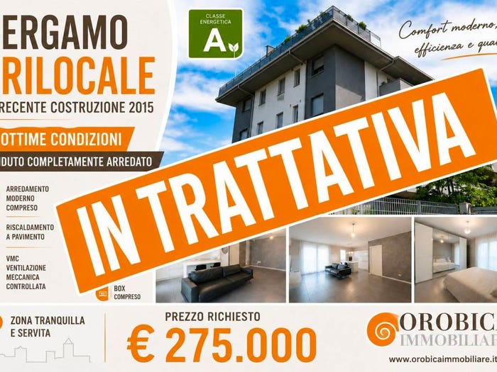 Appartamento trilocale in vendita in Via Daste e Spalenga, Celadina Boccaleone, Bergamo