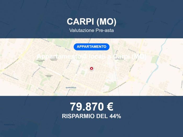 Appartamento trilocale in vendita in Via Ludovico Antonio Muratori, Stadio Acquedotto Morbidina Quartirolo, Carpi