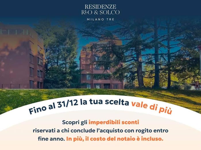 Appartamento quadrilocale in vendita in Residenza Solco, Milano, Basiglio
