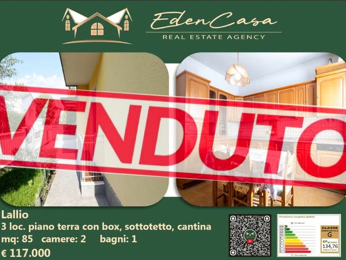 Appartamento trilocale in vendita in Via Settembre, Lallio