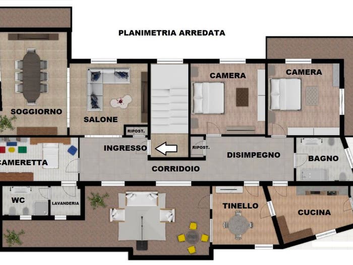 Appartamento con 5 locali in vendita in Via Domenico Svampa, Battistini Primavalle, Roma