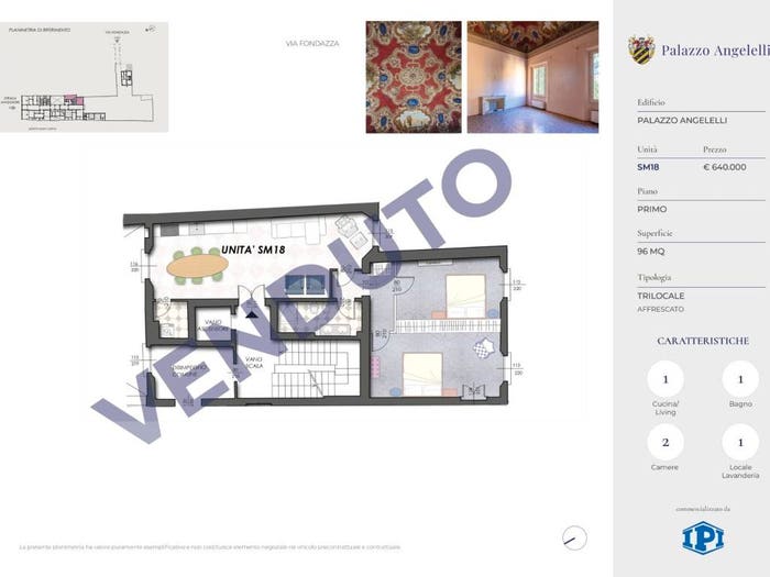 Appartamento trilocale in vendita in Strada Maggiore, Santo Stefano, Bologna