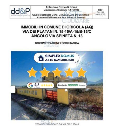 Appartamento con 6 locali in vendita in dei Platani, Oricola