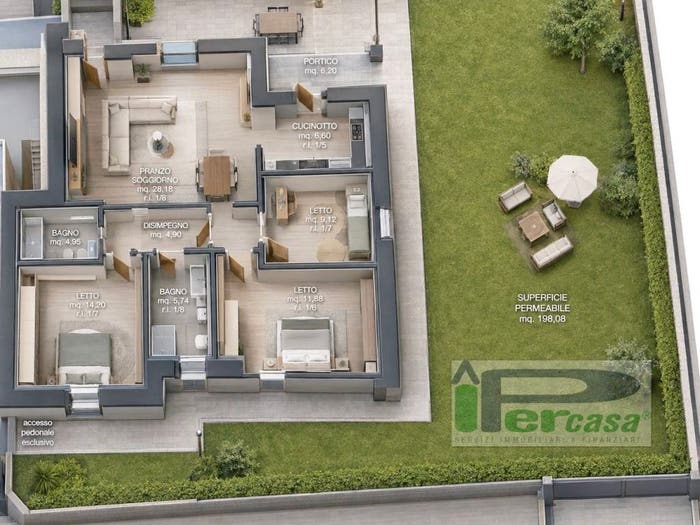 Appartamento con 6 locali in vendita in Via Nazionale, Centro, Maranello