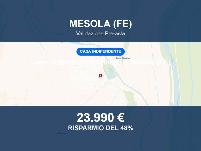 Casa con 6 locali in vendita in Via Belmonte, Alberazzo, Mesola