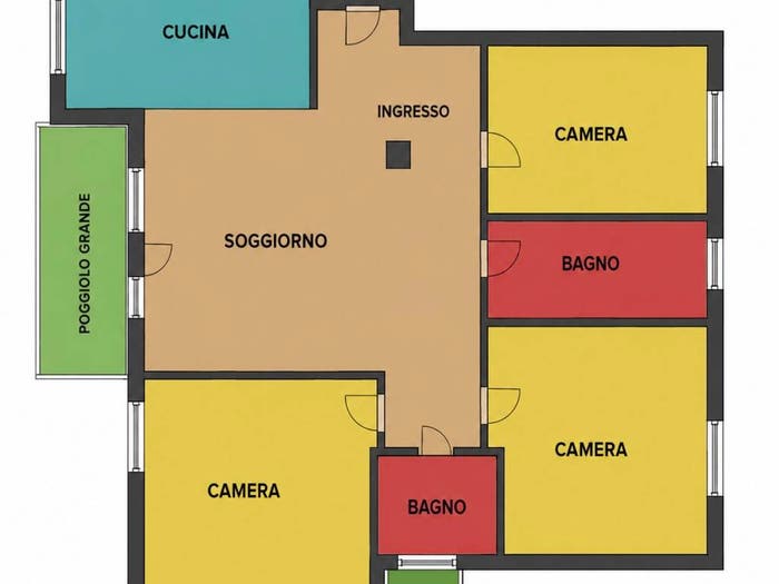 Appartamento quadrilocale in vendita in Via Alessandria, Don Bosco Firmiano, Bolzano
