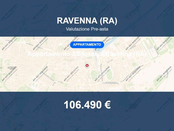 Appartamento trilocale in vendita in Via Giulio Alberoni C, Centro, Ravenna