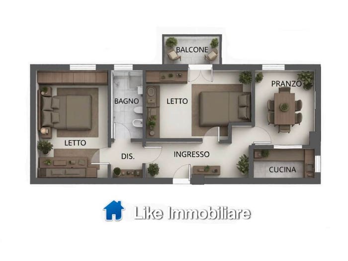 Appartamento trilocale in vendita in Piazza Dante Alighieri, Sacca Stazione, Modena