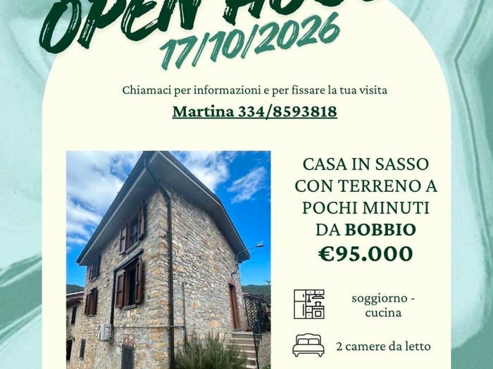 Casa trilocale in vendita in Tamborlani, Bobbio