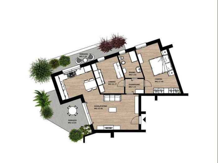 Appartamento trilocale in vendita in Sant'Agostino, Alghero