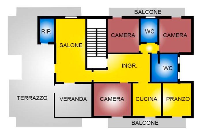Casa quadrilocale in vendita in Via Duca degli Abruzzi, Centro, Ladispoli
