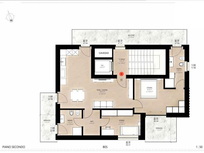 Appartamento trilocale in vendita in Via Roma, Centro, Cavedine