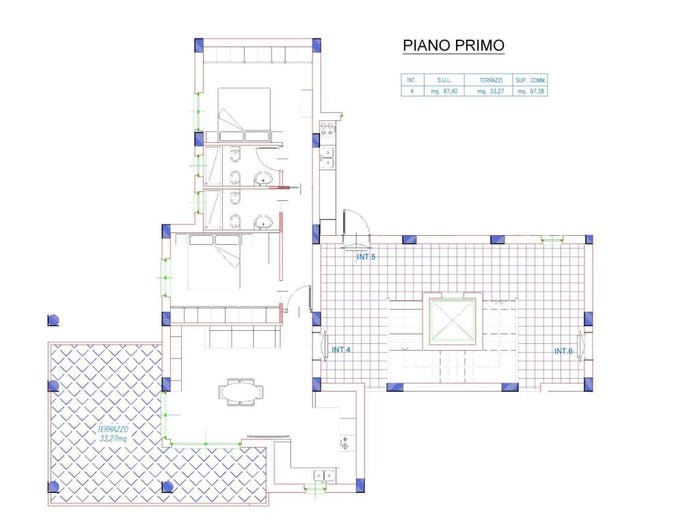 Appartamento quadrilocale in vendita in Piccarello, Latina