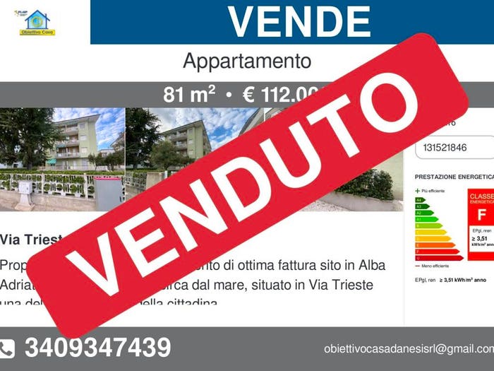 Appartamento trilocale in vendita in Via Trieste, Centro, Alba Adriatica