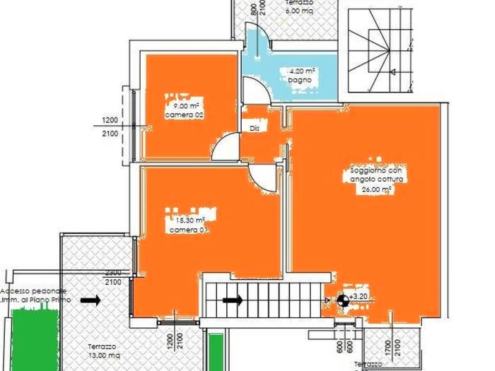 Appartamento quadrilocale in vendita in Cecina Centro, Cecina