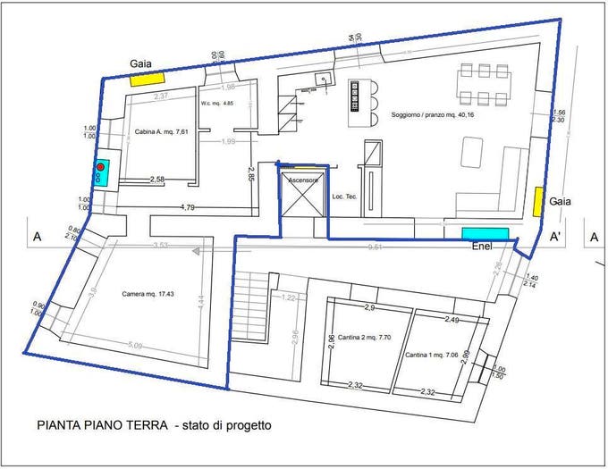 Appartamento trilocale in vendita in Via Palestro, Centro, Massa