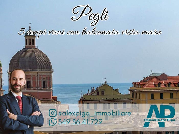 Appartamento con 5 locali in vendita in Via Giovanni Opisso, Pegli, Genova