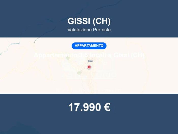 Appartamento trilocale in vendita in Vico Terranova, Centro, Gissi