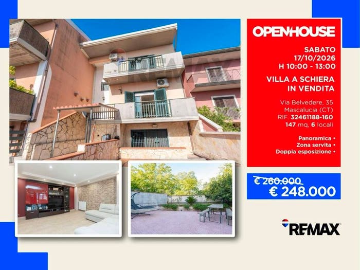 Casa con 6 locali in vendita in VIA BELVEDERE, Centro, Mascalucia