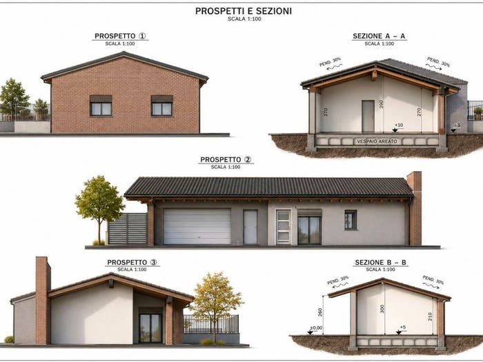 Casa trilocale in vendita in Cameri