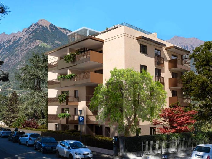 Appartamento trilocale in vendita in Via Gioacchino Rossini, Centro, Merano