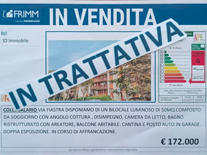 Appartamento bilocale in vendita in Via Fiastra, Fidene, Roma