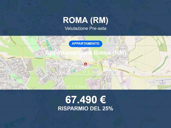 Appartamento trilocale in vendita in Via Riola Sardo, Borghesiana Finocchio Rocca Cencia, Roma