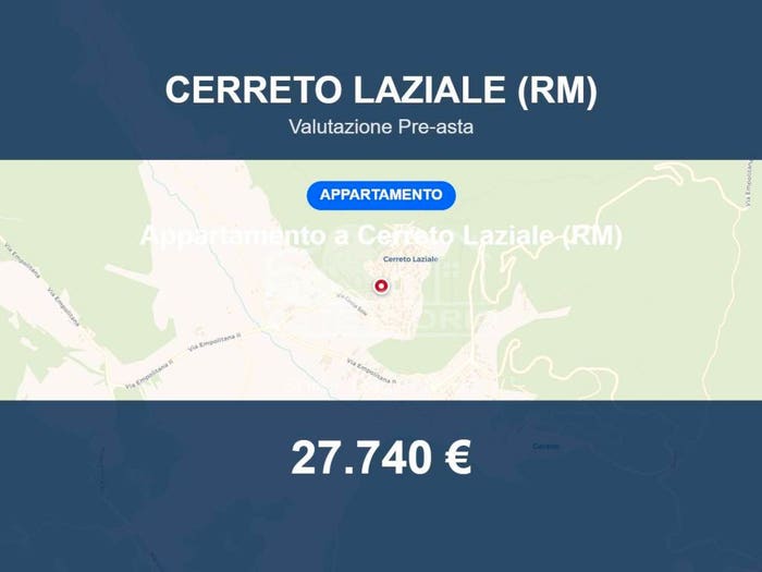 Appartamento trilocale in vendita in VIA COSTA SOLE, Cerreto Laziale