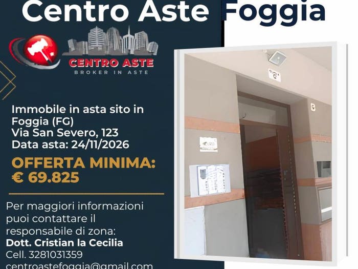 Appartamento quadrilocale in vendita in Via S Severo Foggia FG Italia, Candelaro Via Lucera, Foggia