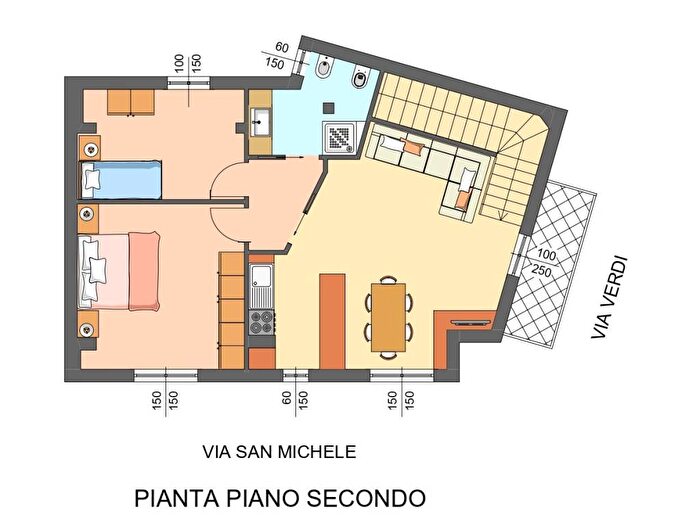 Appartamento trilocale in vendita in Via San Michele, Centro, Parabiago