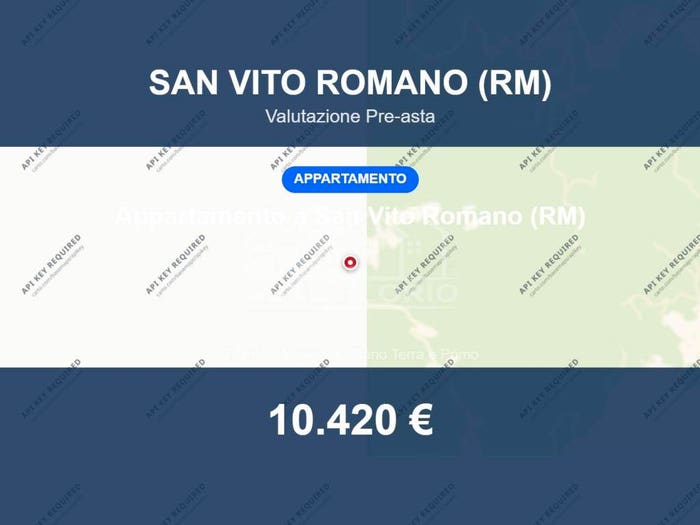 Appartamento monolocale in vendita in Via Casarino, San Vito Romano