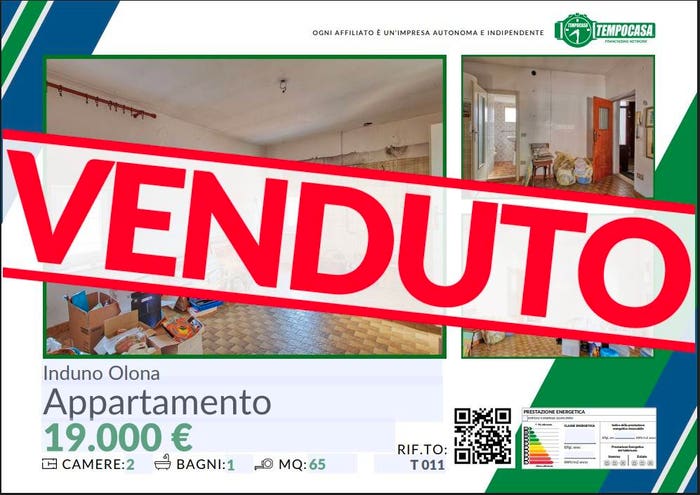 Appartamento monolocale in vendita in Induno Olona