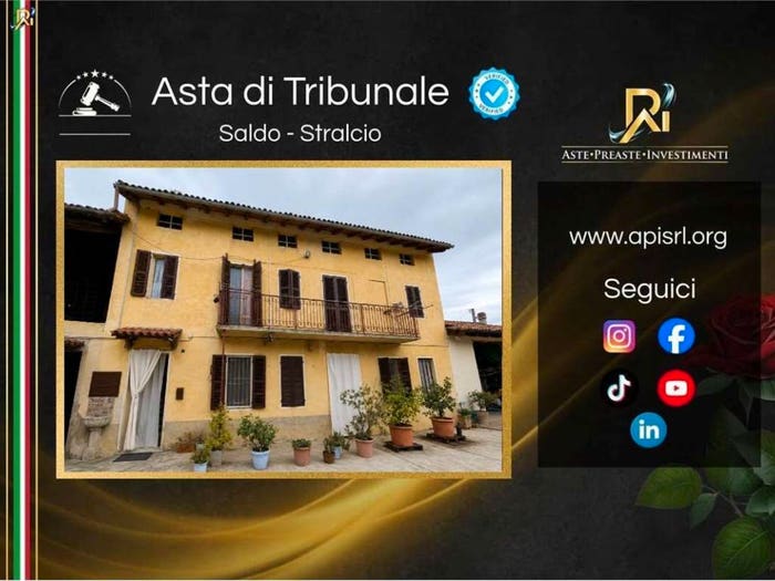 Appartamento con 6 locali in vendita in Via Camillo Benso Cavour, Frassineto Po