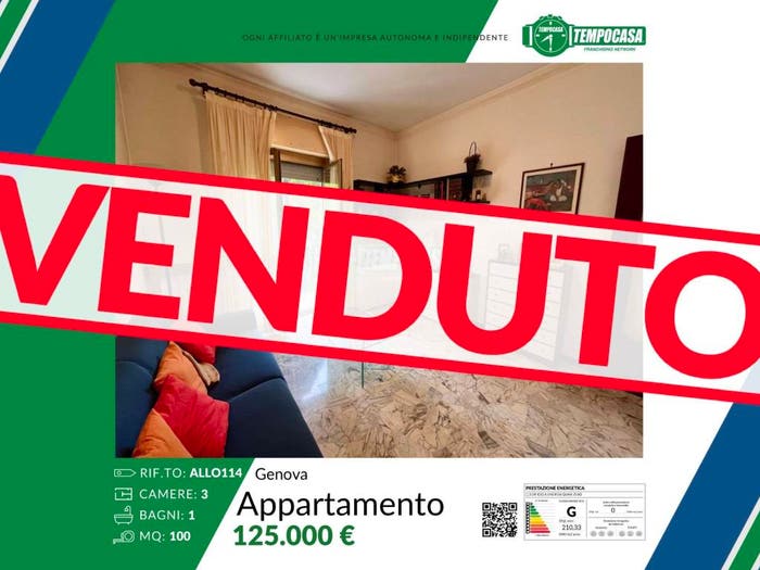 Appartamento con 5 locali in vendita in Via dell'Alloro, Sestri Ponente, Genova