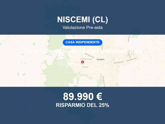 Casa con 6 locali in vendita in Via Gioacchino Rossini, Niscemi