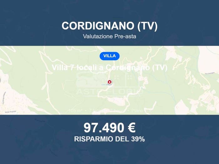 Casa quadrilocale in vendita in Via Garibaldi, Centro, Cordignano