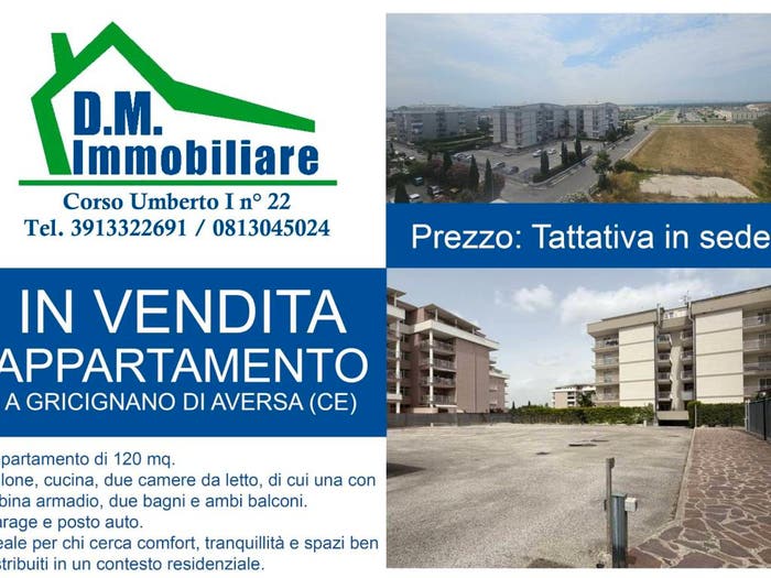 Appartamento quadrilocale in vendita in Via Giuseppe Di Vittorio, Gricignano di Aversa
