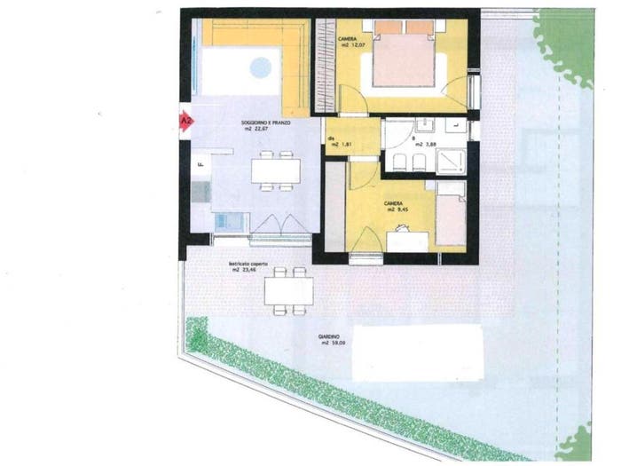 Appartamento trilocale in vendita in Centro, Laives