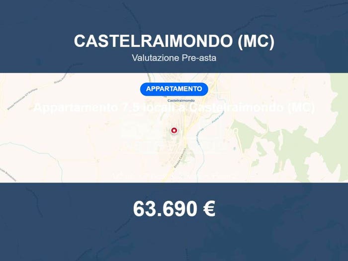 Appartamento quadrilocale in vendita in Via Ugo Betti, Centro, Castelraimondo